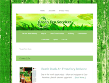 Tablet Screenshot of greenecoservices.com